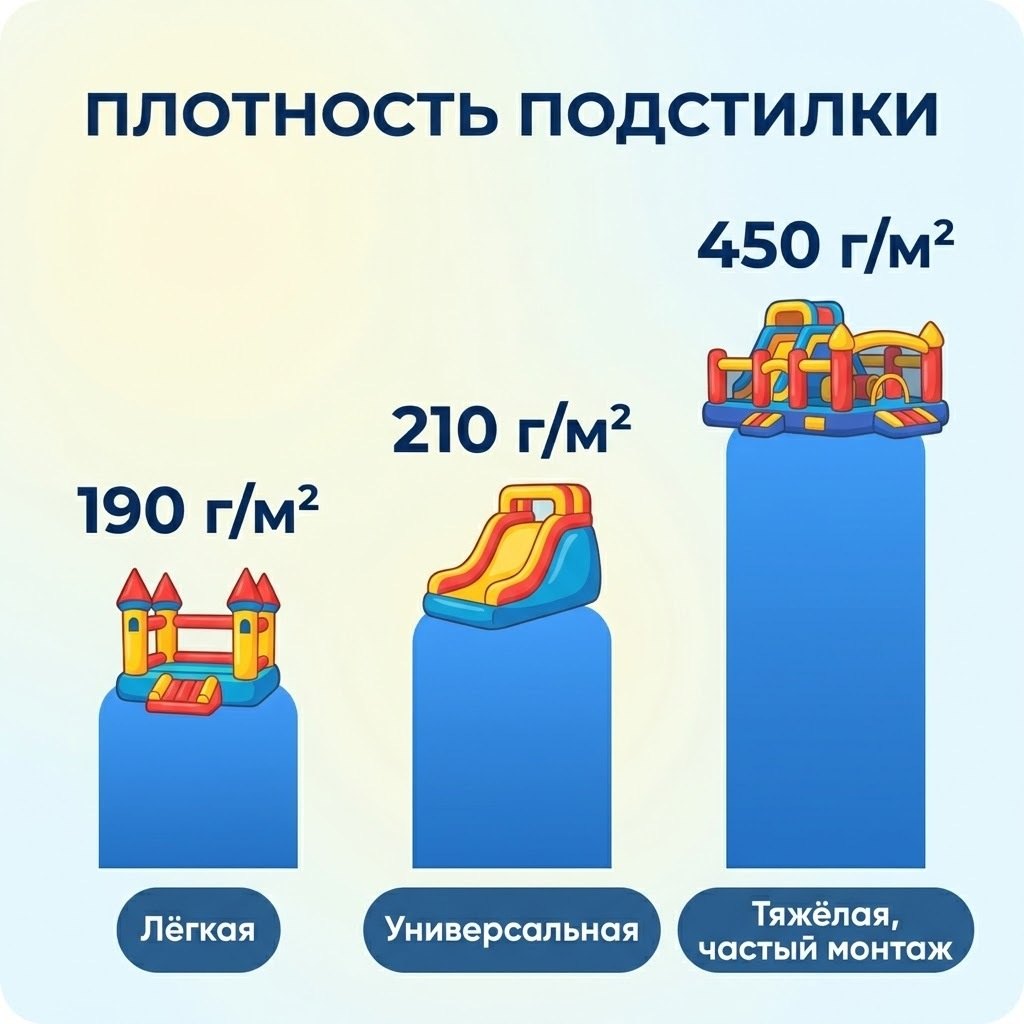 Плотность тарпаулина: 190, 210 и 450 г/м² и где какую применять