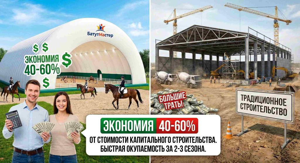 Экономическая эффективность надувных ангаров