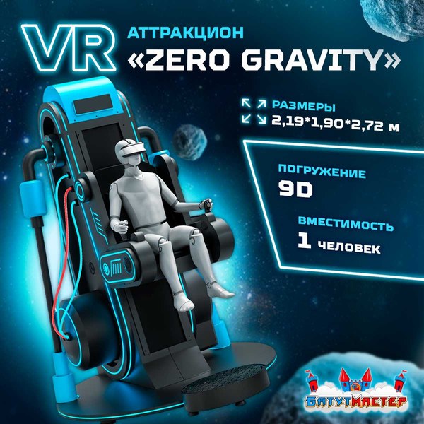 VR-аттракцион «Zero Gravity» 2,19×1,90×2,72 м