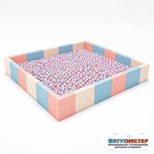 Сухой бассейн «Океан детства» 6×5×1,2 м